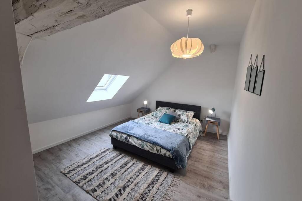 Centre Ville 3 Pieces Envoutant Sous Combles 40M² Жуаньи Экстерьер фото