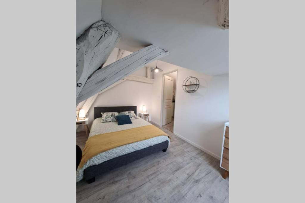Centre Ville 3 Pieces Envoutant Sous Combles 40M² Жуаньи Экстерьер фото